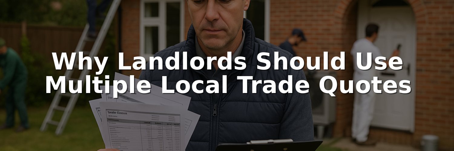 Why Landlords Should Use Multiple Local Trade Quotes